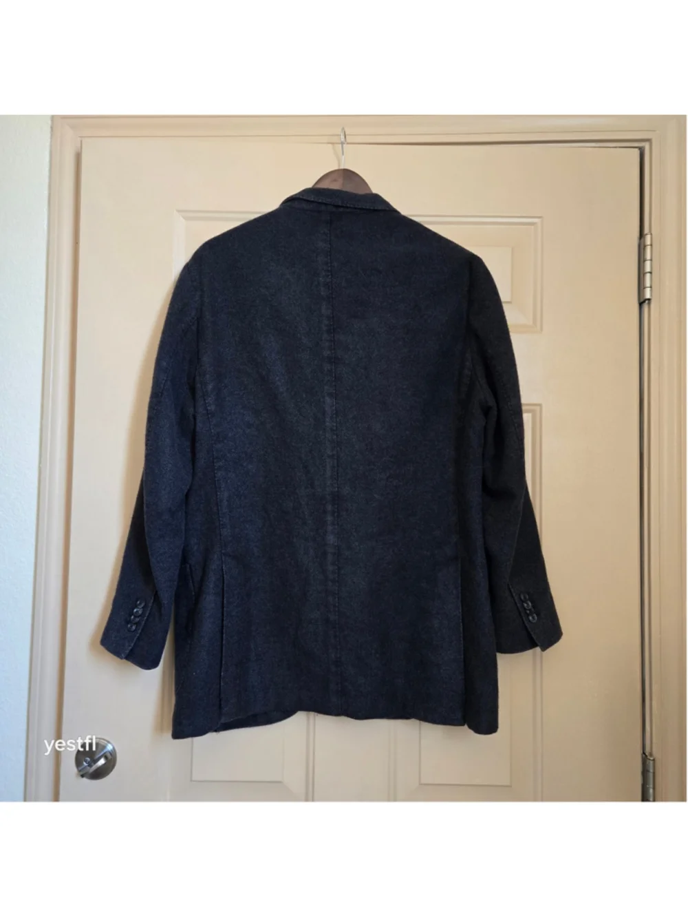 Men's Boglioli K-Jacket Sport Coat Blazer in Blue Gray IT54 US44 Cashmere